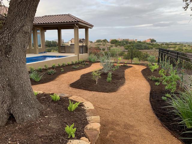 Modern Texas house in the desert